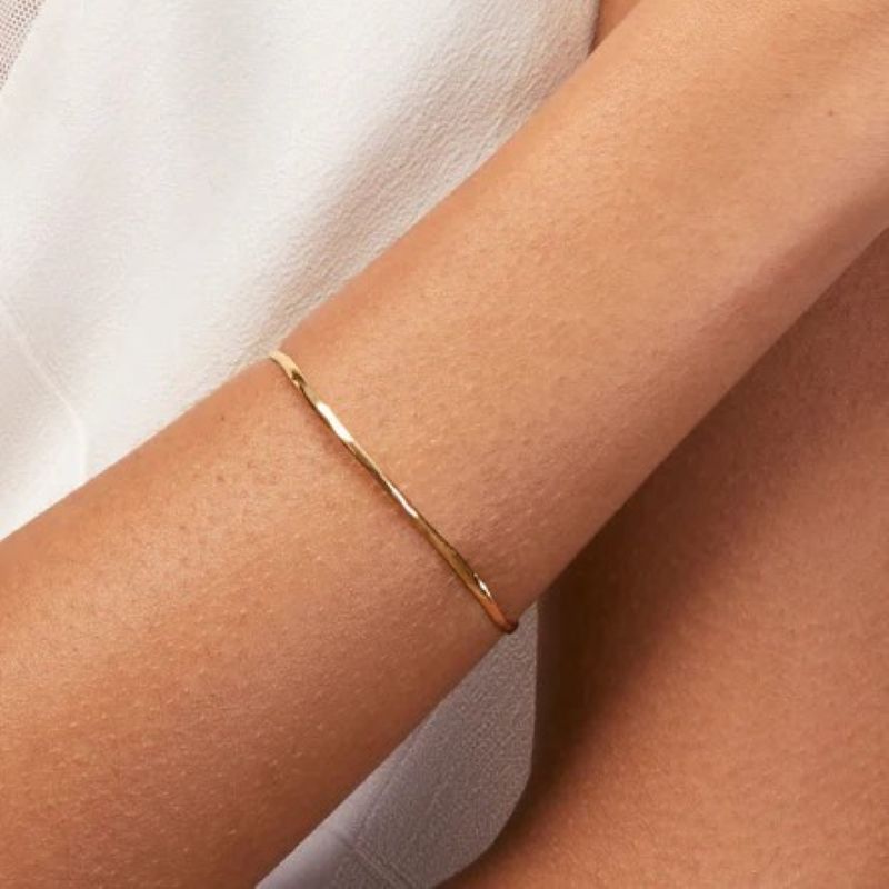 gorjana taner bar gold bracelet