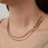 jenny bird amalfi double gold chain necklace