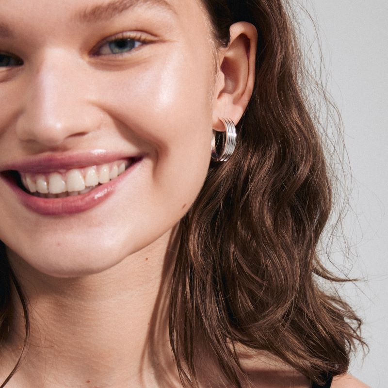 pilgrim silver believe earring