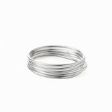 jenny bird dane 5 piece silver bangles