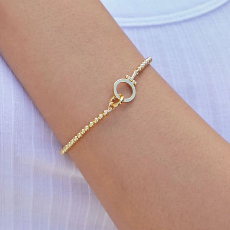 gorjana parker bead gold bracelet