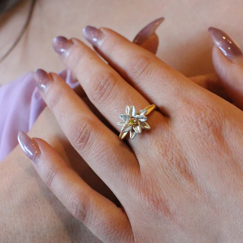 michael michaud edelweiss ring