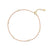 prima sterling silver gold plated cz peach enamel anklet