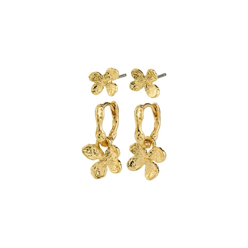 pilgrim ajani gold earring set