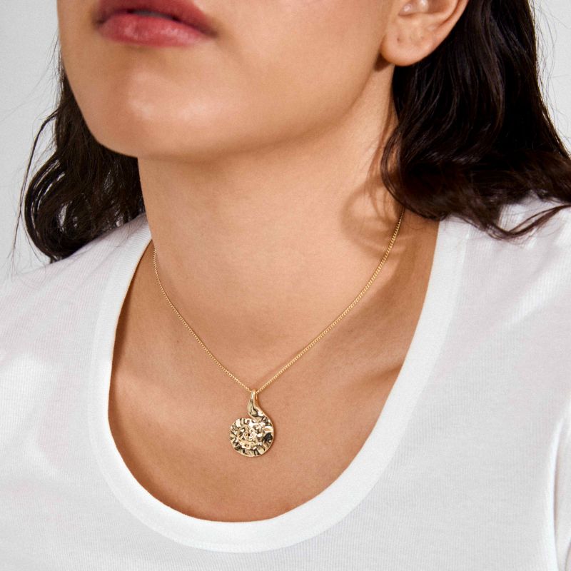 pilgrim haze gold necklace