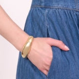 electric picks rome gold bangle