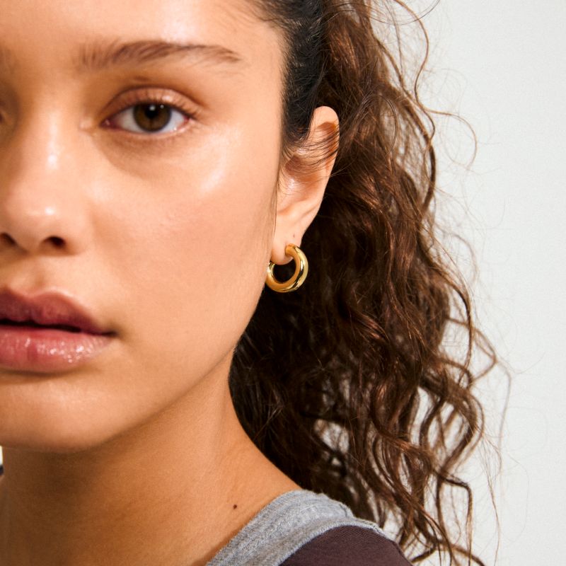 pilgrim phase gold small earring