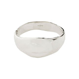 pilgrim sparkle silver statement bangle