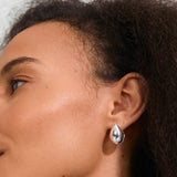 pilgrim kaisyn silver earring huggie