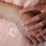 prima granchio silver chain bracelet