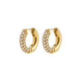 pilgrim tatum small gold waterproof hoop earring