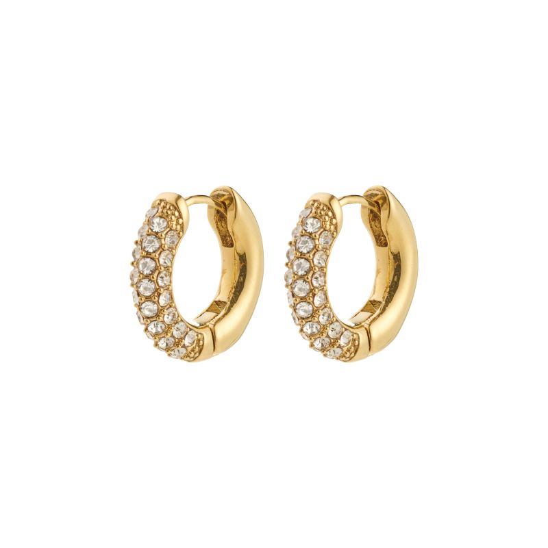 pilgrim tatum small gold waterproof hoop earring