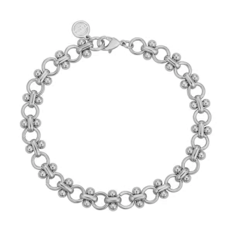 leeada chloe silver chain bracelet