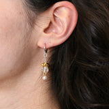 anne-marie chagnon two tone maw earrings