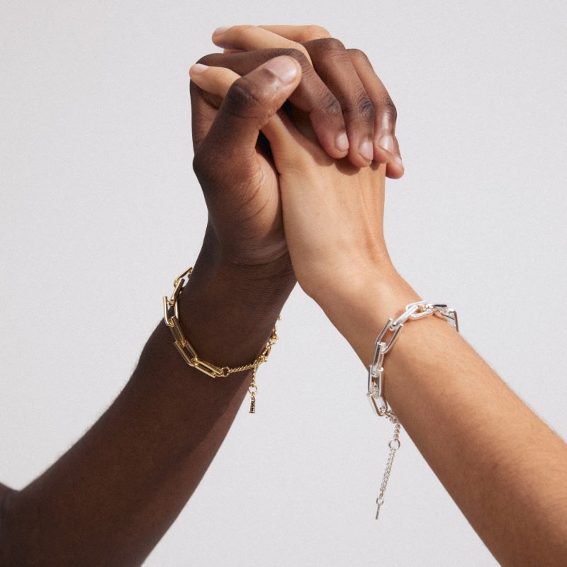 pilgrim stay gold bracelet