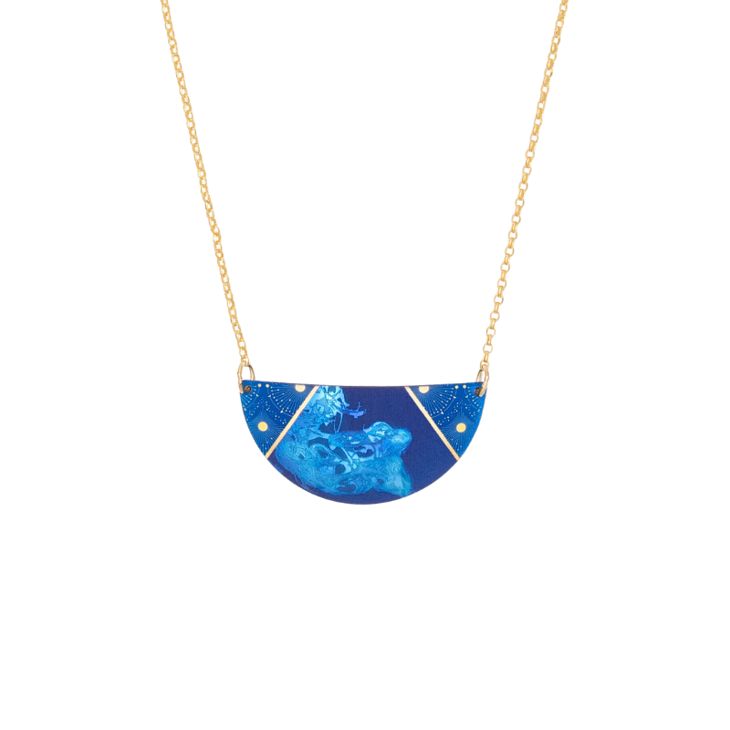 holly yashi orion gold blue necklace