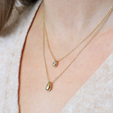 electric picks bandit gold cz necklace
