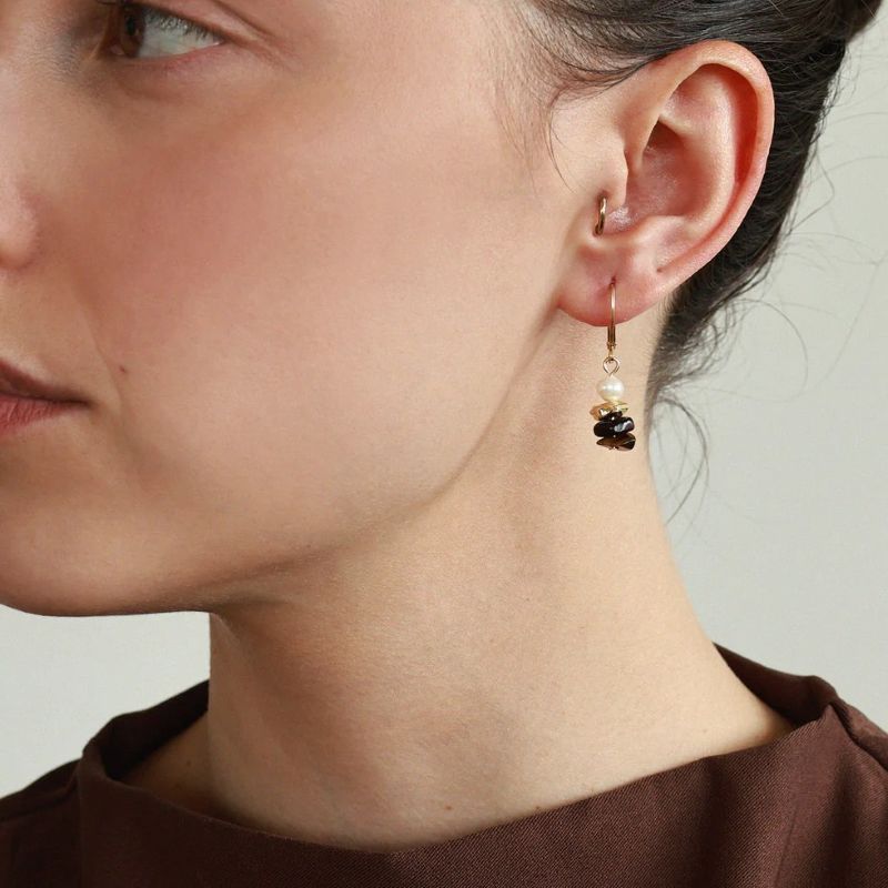 anne-marie gagnon diantha gold hoop earring