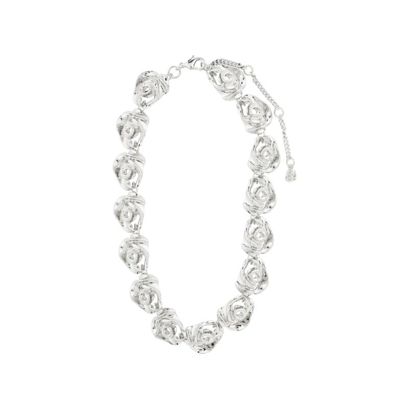 pilgrim inner silver necklace