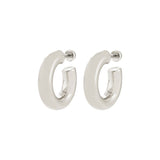 pilgrim phase silver large earring