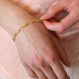 prima granchi gold chain bracelet