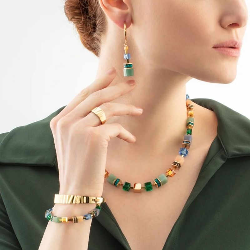 coeur de lion geocube spring earring