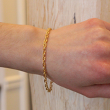 leeada vivi gold chain bracelet