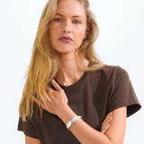 pilgrim now silver bangle