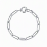 gorjana parker xl silver bracelet
