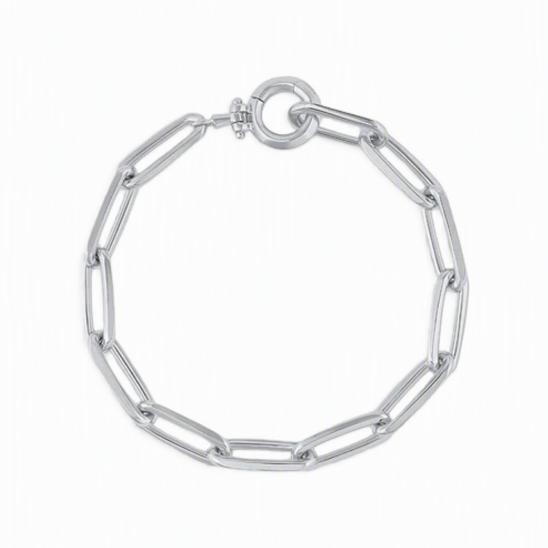 gorjana parker xl silver bracelet