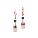 coeur de lion geocube soft rosa earring