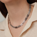 jenny bird rome silver chain necklace
