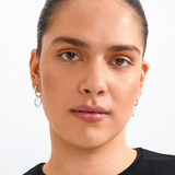 pilgrim arien heart silver earring