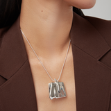jenny bird silver large sundra pendant
