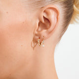 pilgrim morin 2 in 1 gold earring