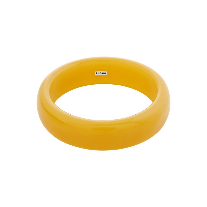 pilgrim aase yellow bangle bracelet