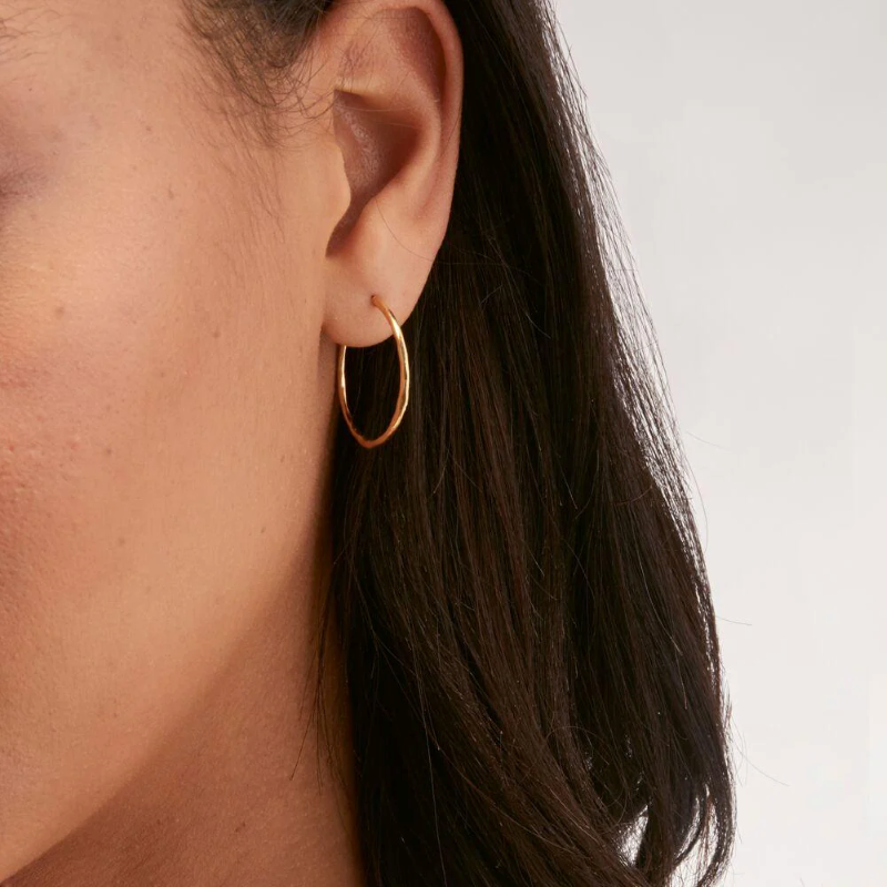 gorjana taner small gold hoop earring