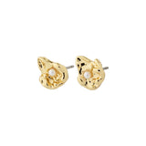 pilgrim inaya gold pearl earring