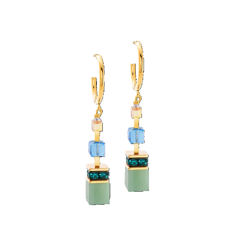 coeur de lion geocube spring earring
