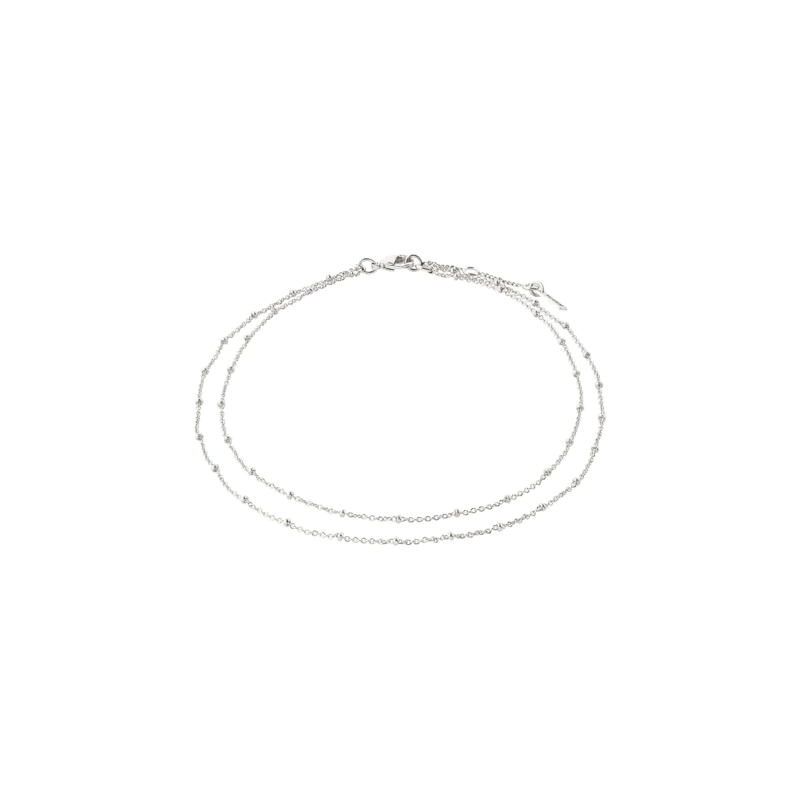 pilgrim elka silver anklet