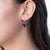tashi tiny cz stud earring gold