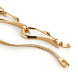 jenny bird egret gold collar necklace