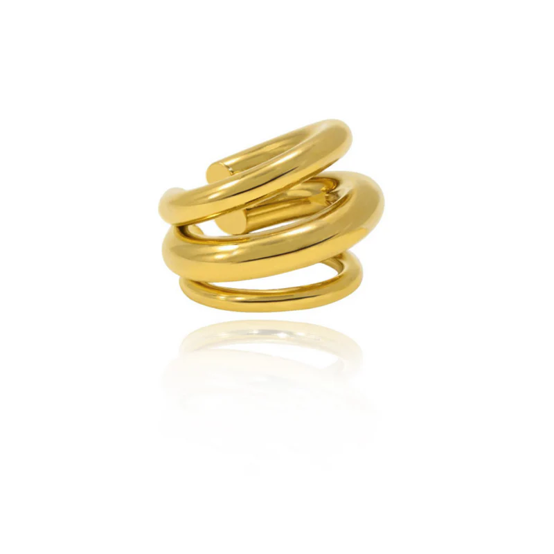 sahira violet gold ear cuff