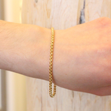 leeada bea gold chain bracelet