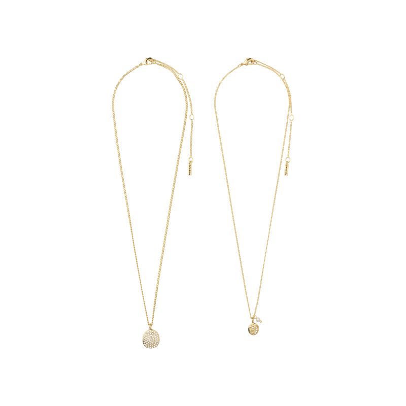 pilgrim shift 2 in 1 gold necklace