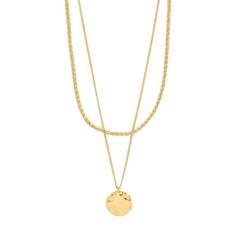 pilgrim declan gold necklace