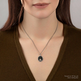 pyrrha one day at a time silver talisman necklace