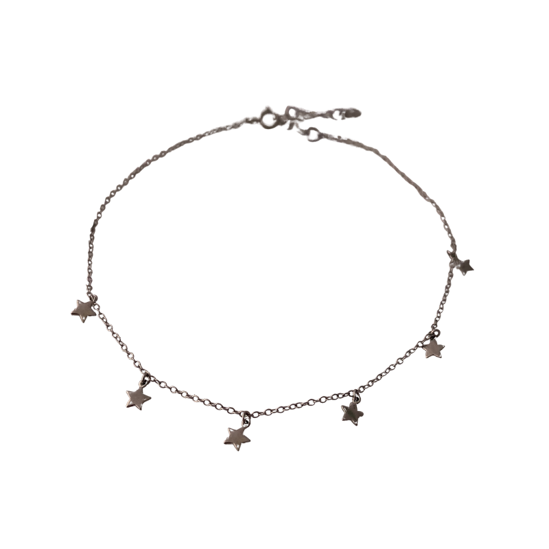 prima silver star anklet