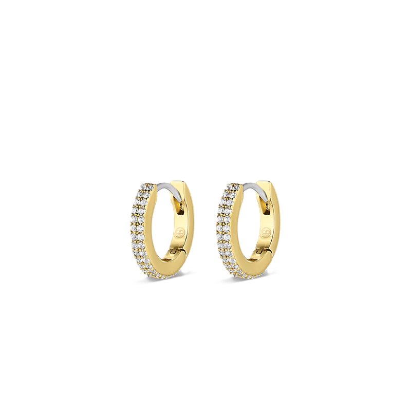 gorjana wilder shimmer bar gold earrings