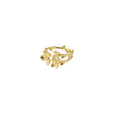 pilgrim ajani gold flower ring